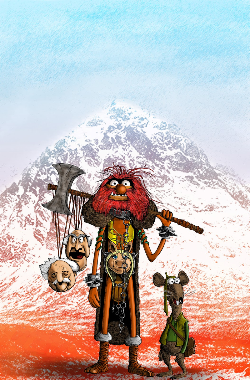 Illustration for article titled Judge Statler and Judge Piggy are the Law of Muppet Mega-City One